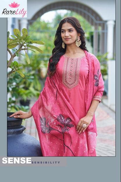 Lizza Vol 1 Rare Lily Roman Silk Readymade Anarkali Suits Manufacturer Ahmedabad