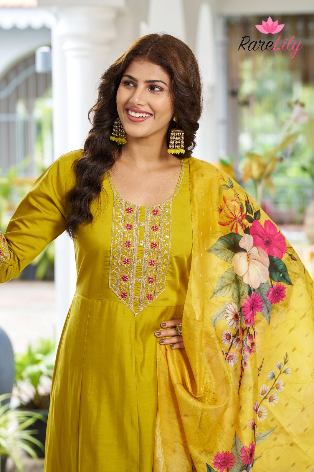 Lizza Vol 1 Rare Lily Roman Silk Readymade Anarkali Suits Manufacturer Ahmedabad