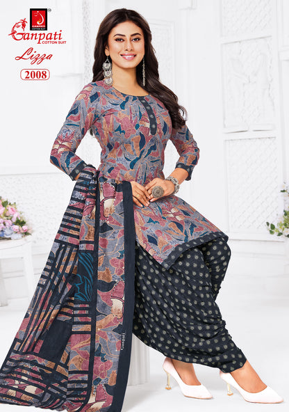 Lizza Vol 2 Ganpati Readymade Cotton Patiyala Suits Wholesaler