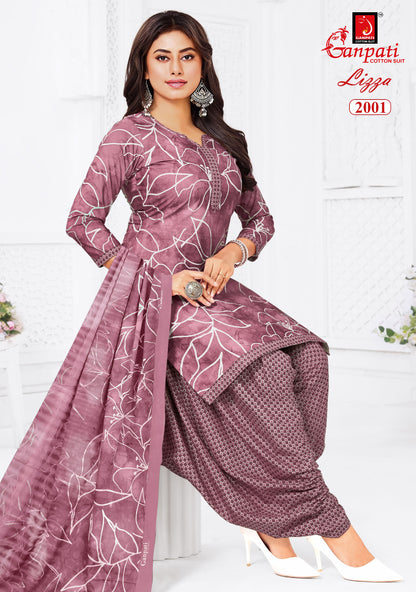 Lizza Vol 2 Ganpati Readymade Cotton Patiyala Suits Wholesaler