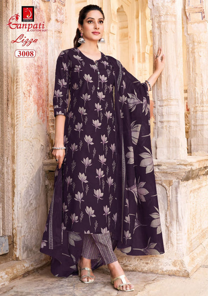Lizza Vol 3 Ganpati Readymade Cotton Pant Suits Wholesale Price