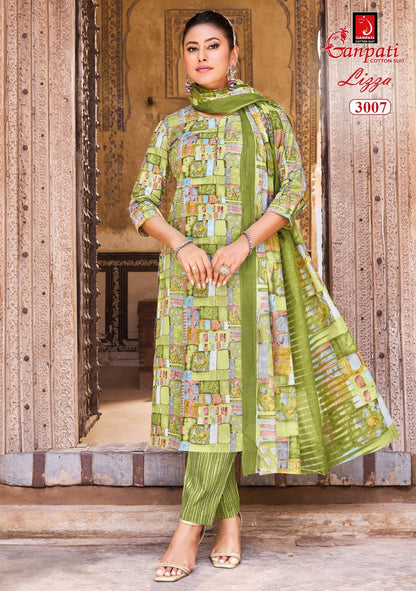 Lizza Vol 3 Ganpati Readymade Cotton Pant Suits Wholesale Price