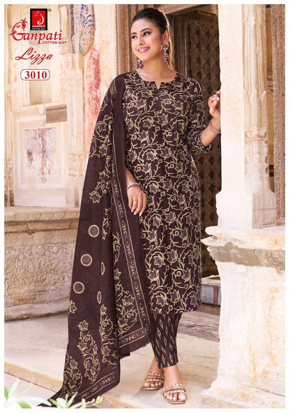 Lizza Vol 3 Ganpati Readymade Cotton Pant Suits Wholesale Price
