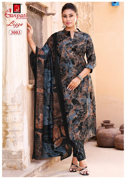Lizza Vol 3 Ganpati Readymade Cotton Pant Suits Wholesale Price