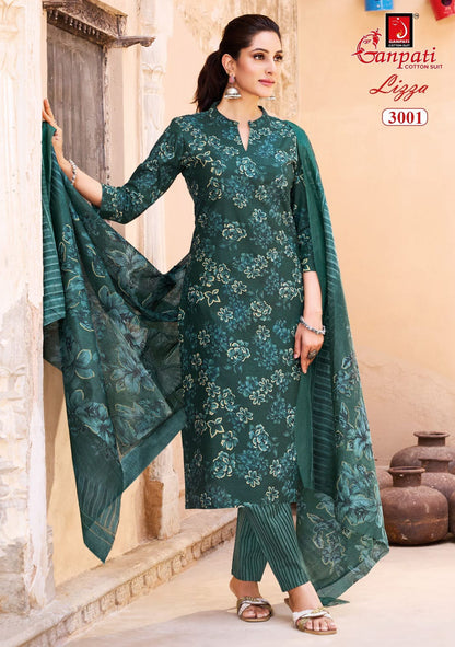 Lizza Vol 3 Ganpati Readymade Cotton Pant Suits Wholesale Price