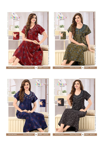 Lizzy Bizzy 1039A Belly Night Gowns Supplier Gujarat
