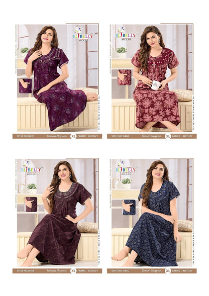 Lizzy Bizzy 1039A Belly Night Gowns Supplier Gujarat