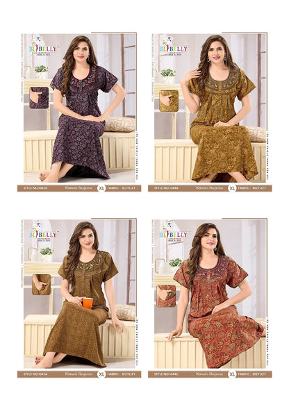 Lizzy Bizzy 1039A Belly Night Gowns Supplier Gujarat