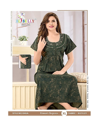 Lizzy Bizzy 1039A Belly Night Gowns Supplier Gujarat