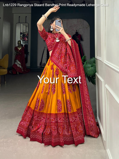 Lnb1229 Rangpriya Staard Tussar Silk Readymade Lehenga Choli Exporter Ahmedabad