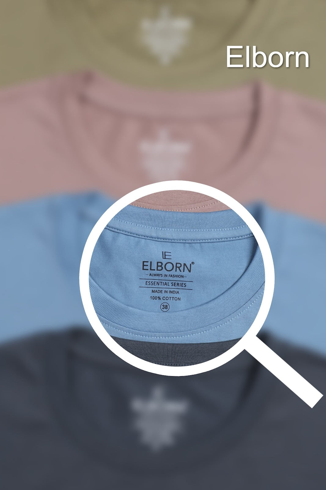 Logo Style Eb-Ir-1080 Elborn Mens Tshirts Exporter