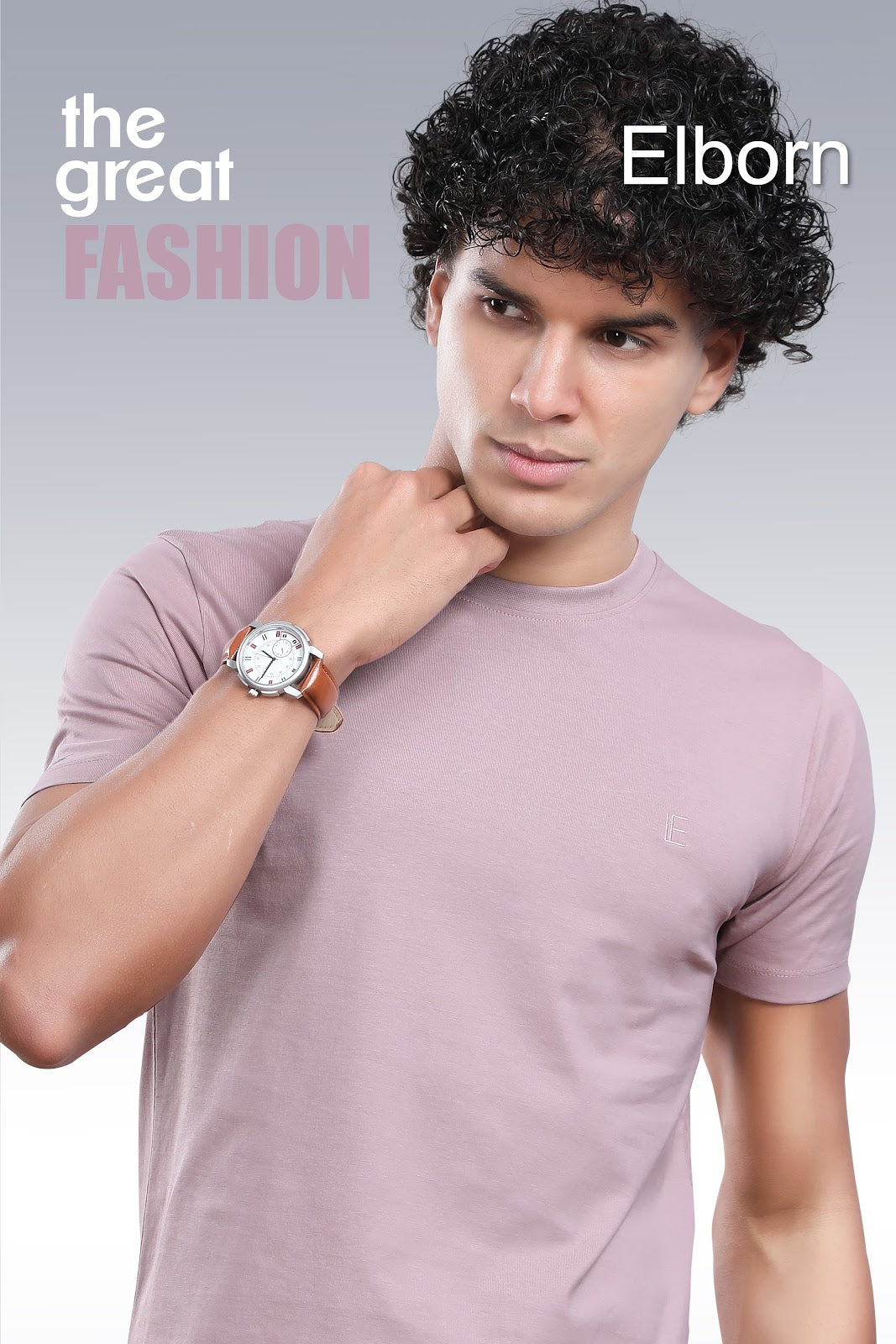 Logo Style Eb-Ir-1080 Elborn Mens Tshirts Exporter