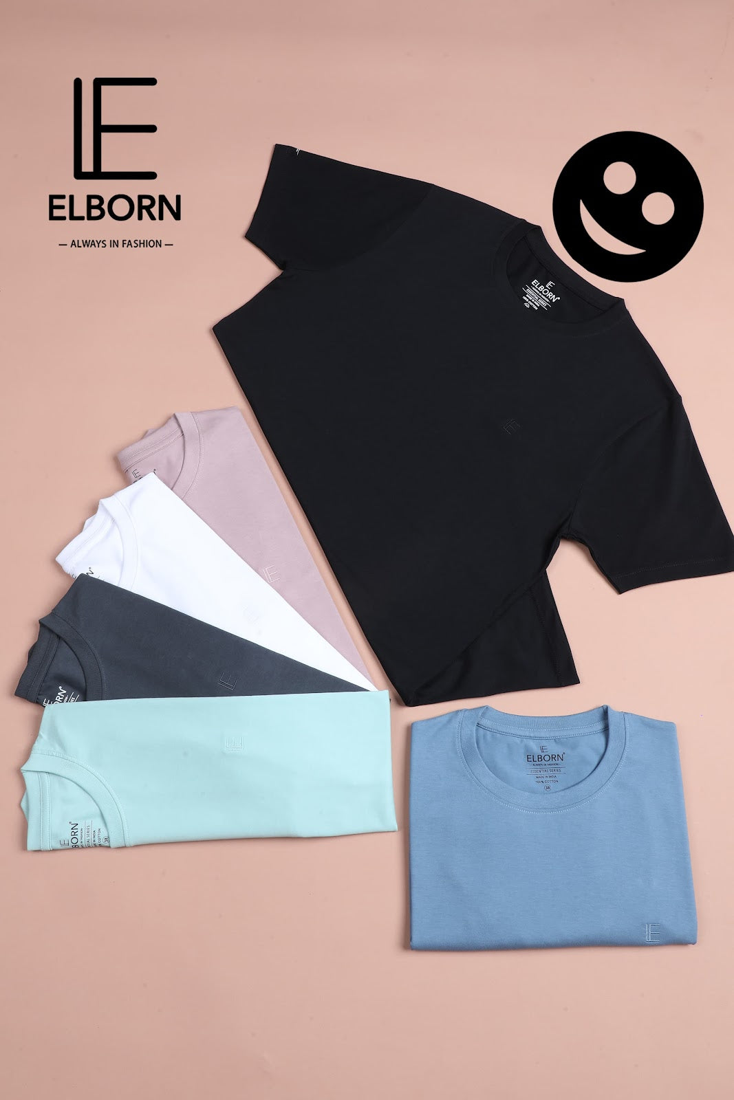 Logo Style Eb-Ir-1080 Elborn Mens Tshirts Exporter