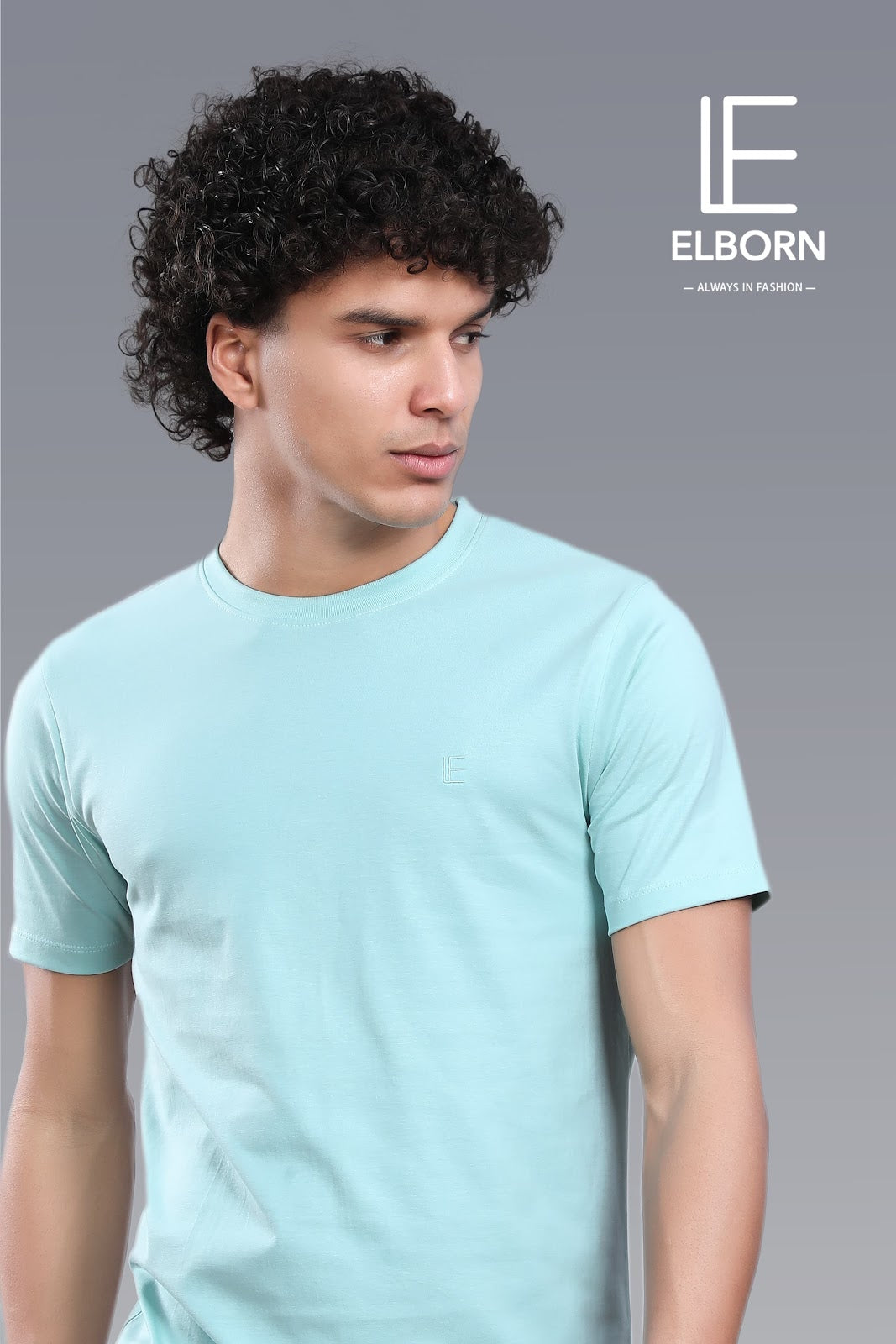 Logo Style Eb-Ir-1080 Elborn Mens Tshirts Exporter