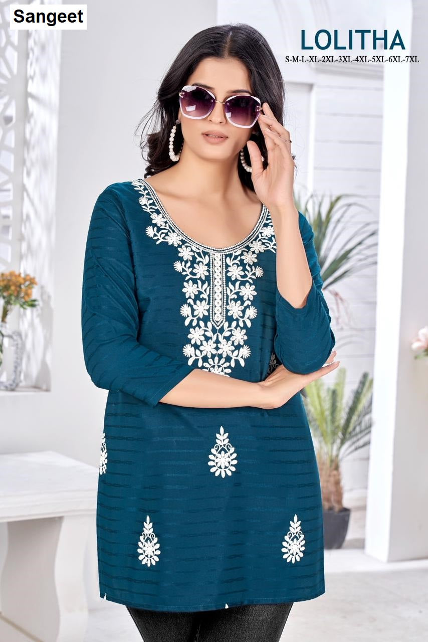 Lolitha Sangeet Bombay Short Kurtis Wholesaler Gujarat