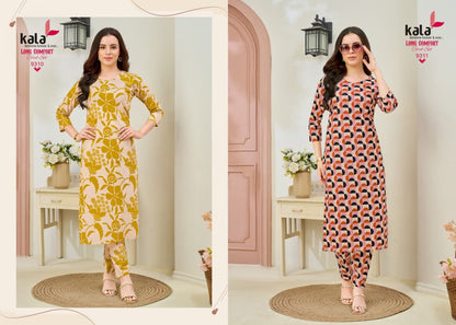 Long Comfort Vol 1 Kala Cotton Co Ord Set Wholesaler Gujarat