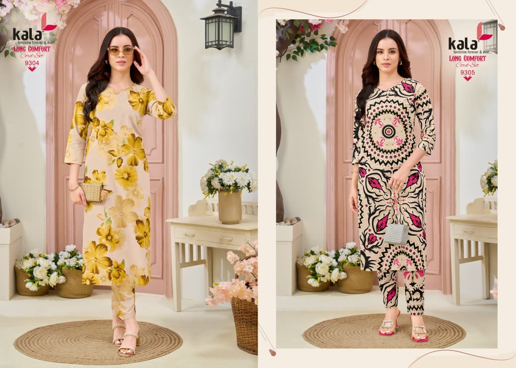 Long Comfort Vol 1 Kala Cotton Co Ord Set Wholesaler Gujarat