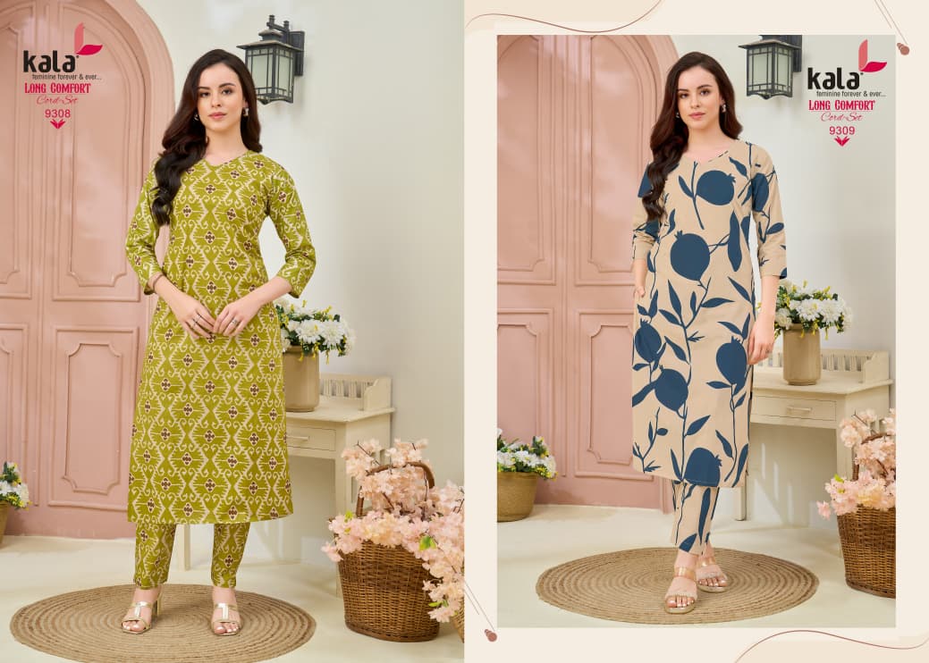 Long Comfort Vol 1 Kala Cotton Co Ord Set Wholesaler Gujarat