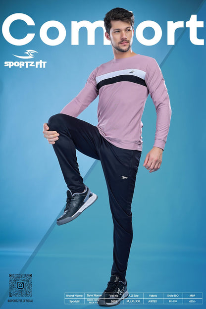 Long Sleeve 5870 Sportz Fit Airtex Mens Tshirts Wholesale Rate