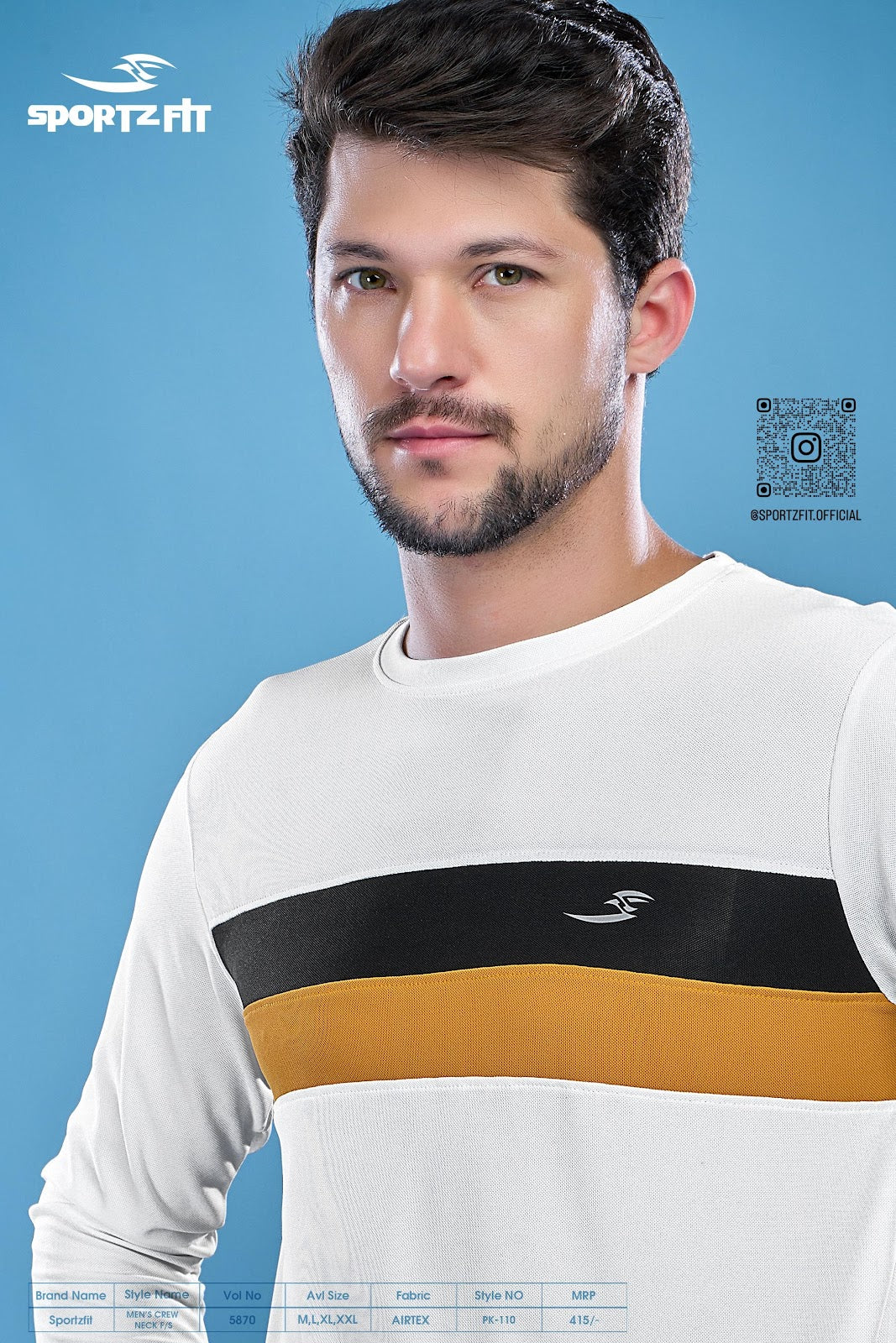 Long Sleeve 5870 Sportz Fit Airtex Mens Tshirts Wholesale Rate