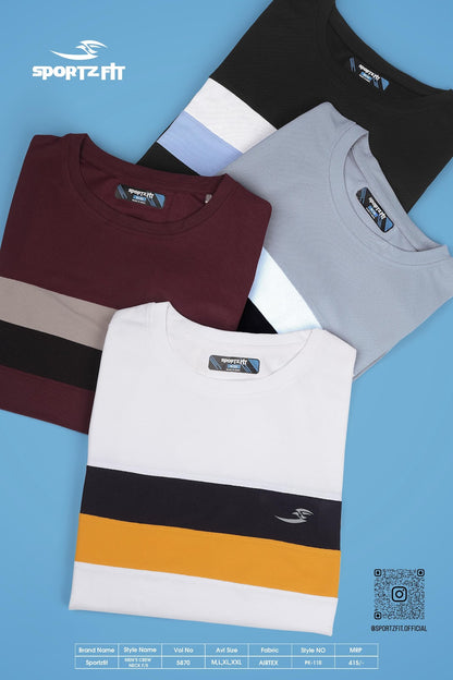 Long Sleeve 5870 Sportz Fit Airtex Mens Tshirts Wholesale Rate