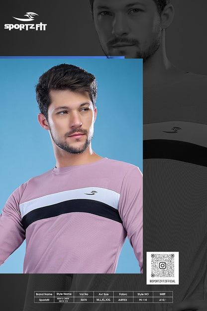 Long Sleeve 5870 Sportz Fit Airtex Mens Tshirts Wholesale Rate