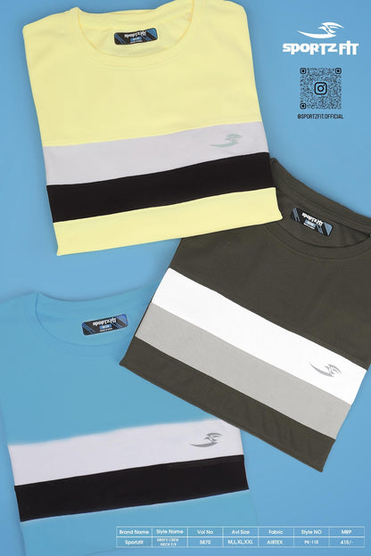 Long Sleeve 5870 Sportz Fit Airtex Mens Tshirts Wholesale Rate