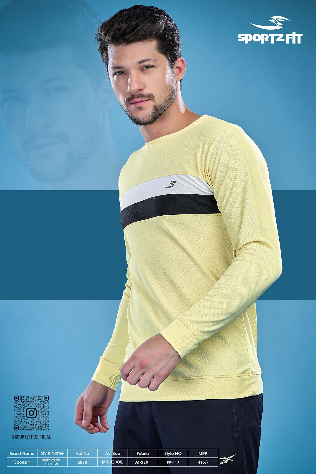 Long Sleeve 5870 Sportz Fit Airtex Mens Tshirts Wholesale Rate