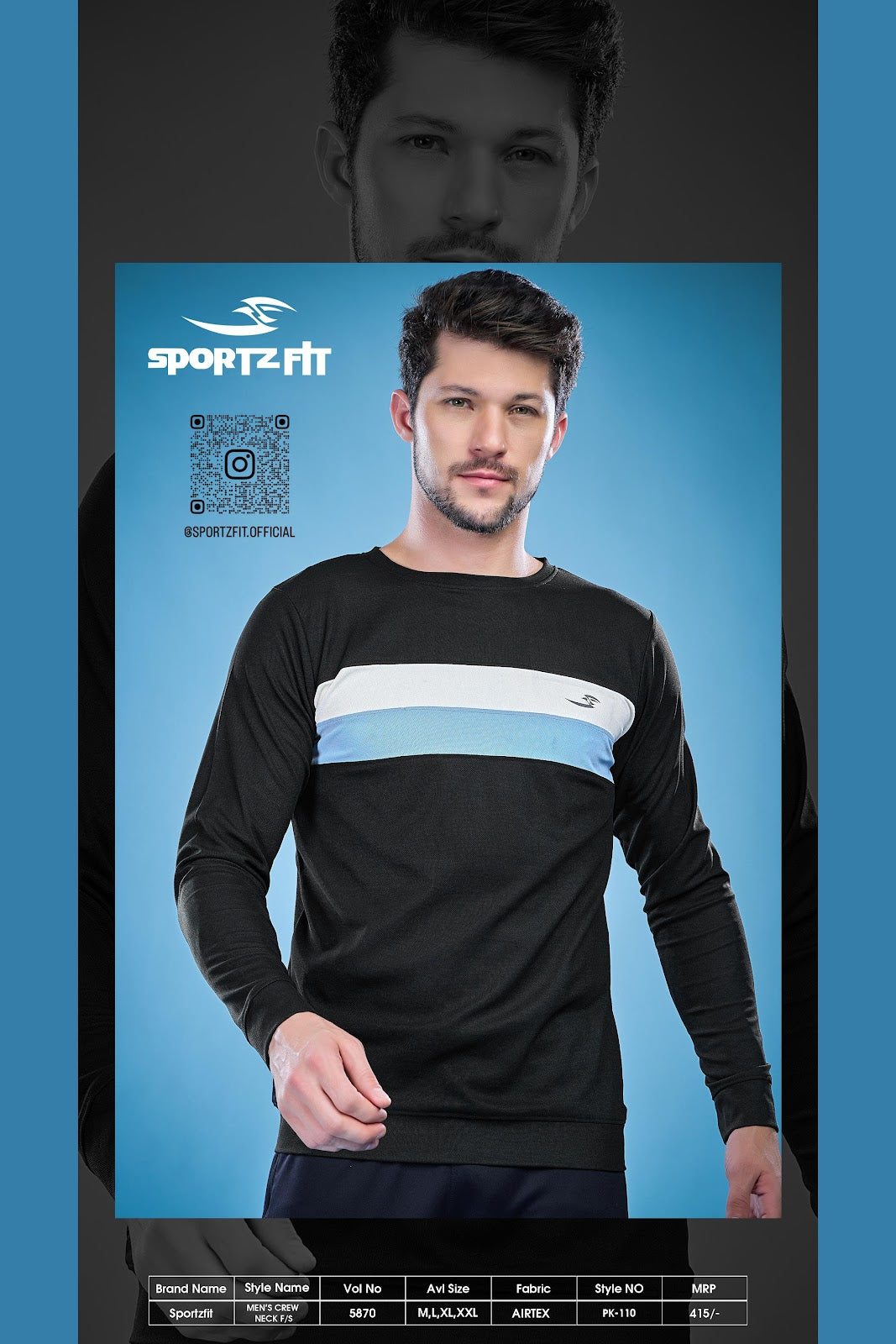 Long Sleeve 5870 Sportz Fit Airtex Mens Tshirts Wholesale Rate