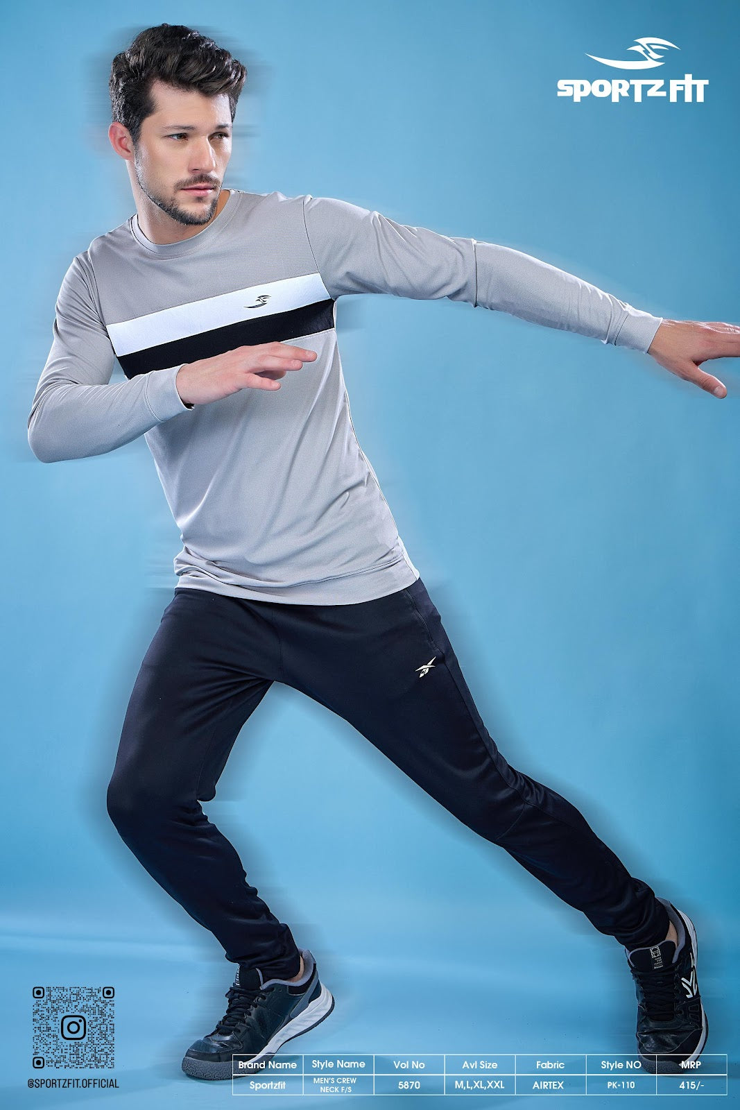 Long Sleeve 5870 Sportz Fit Airtex Mens Tshirts Wholesale Rate