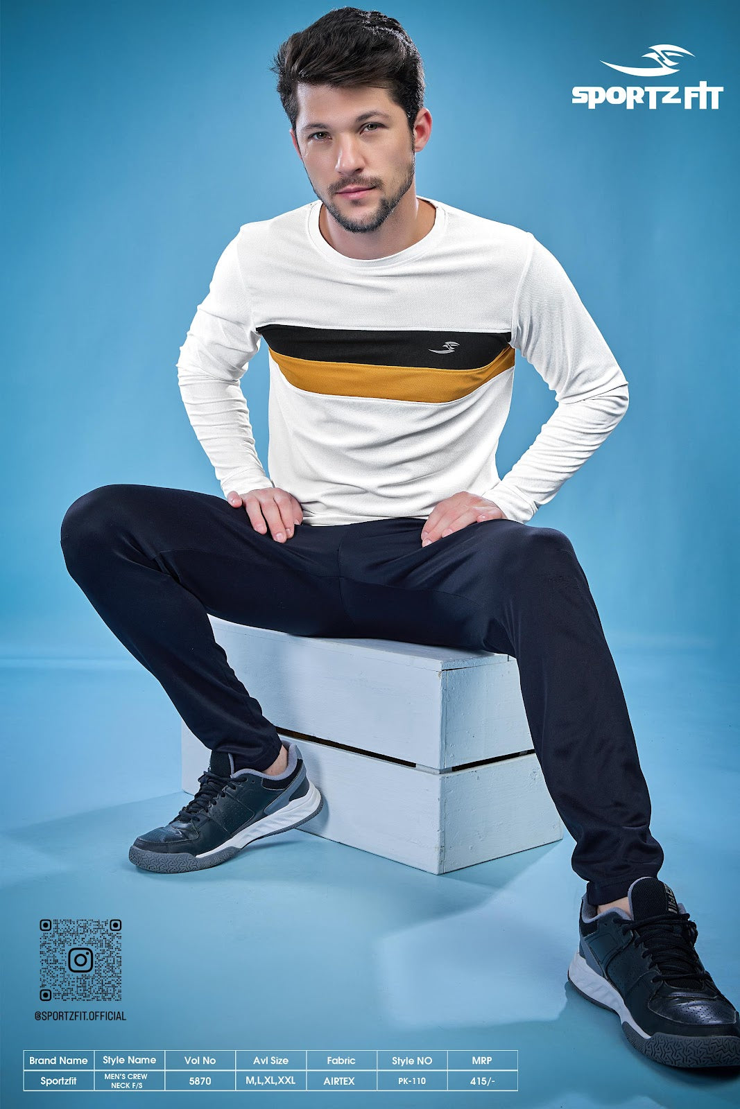 Long Sleeve 5870 Sportz Fit Airtex Mens Tshirts Wholesale Rate