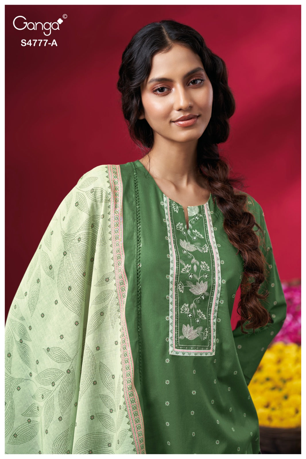 Lorael S4777 Ganga Cotton Plazzo Style Suits Wholesaler Gujarat