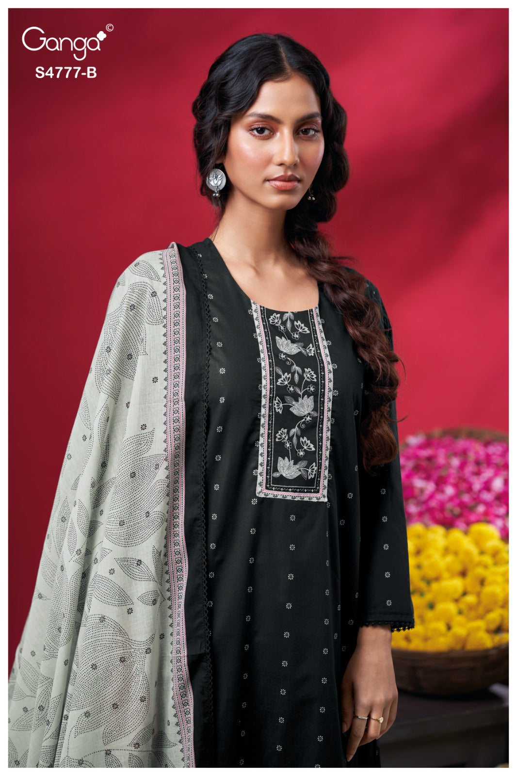 Lorael S4777 Ganga Cotton Plazzo Style Suits Wholesaler Gujarat