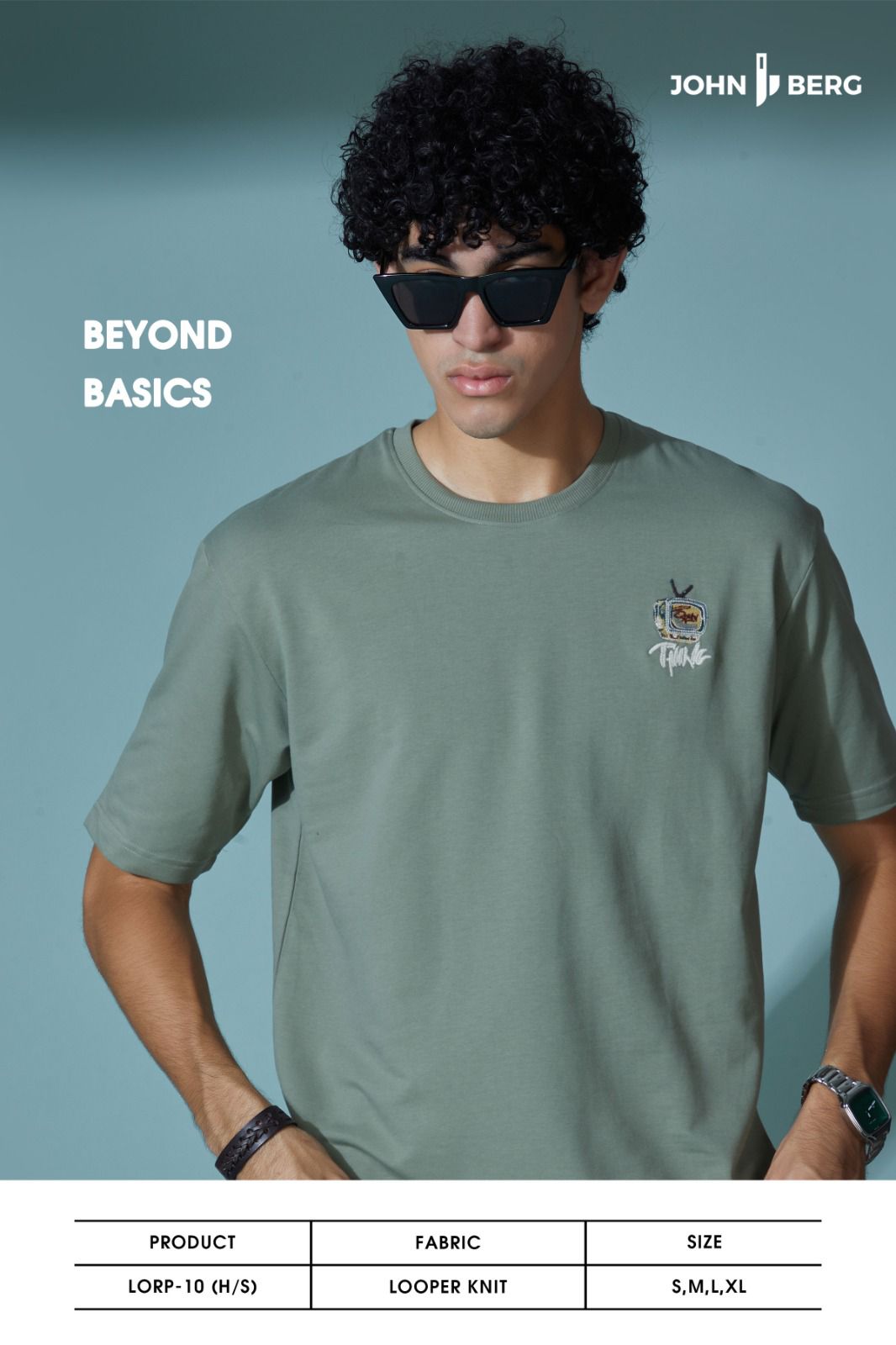Lorp-10 John Berg Loopknit Mens Tshirts Manufacturer Gujarat