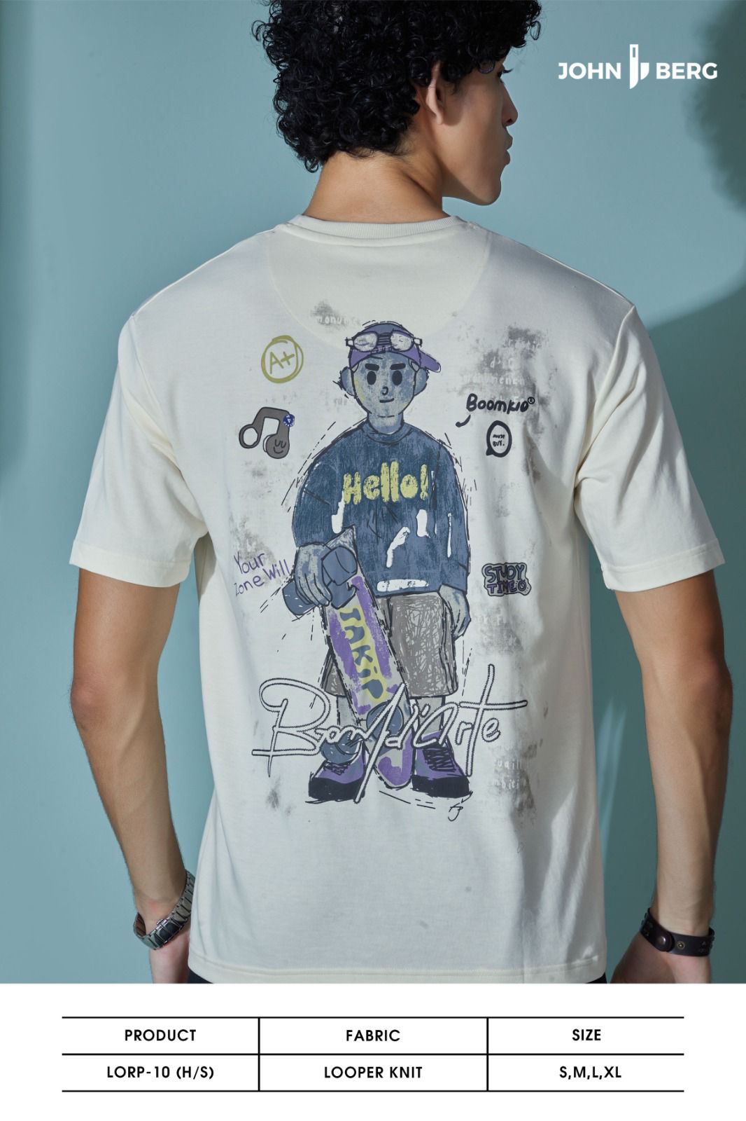 Lorp-10 John Berg Loopknit Mens Tshirts Manufacturer Gujarat