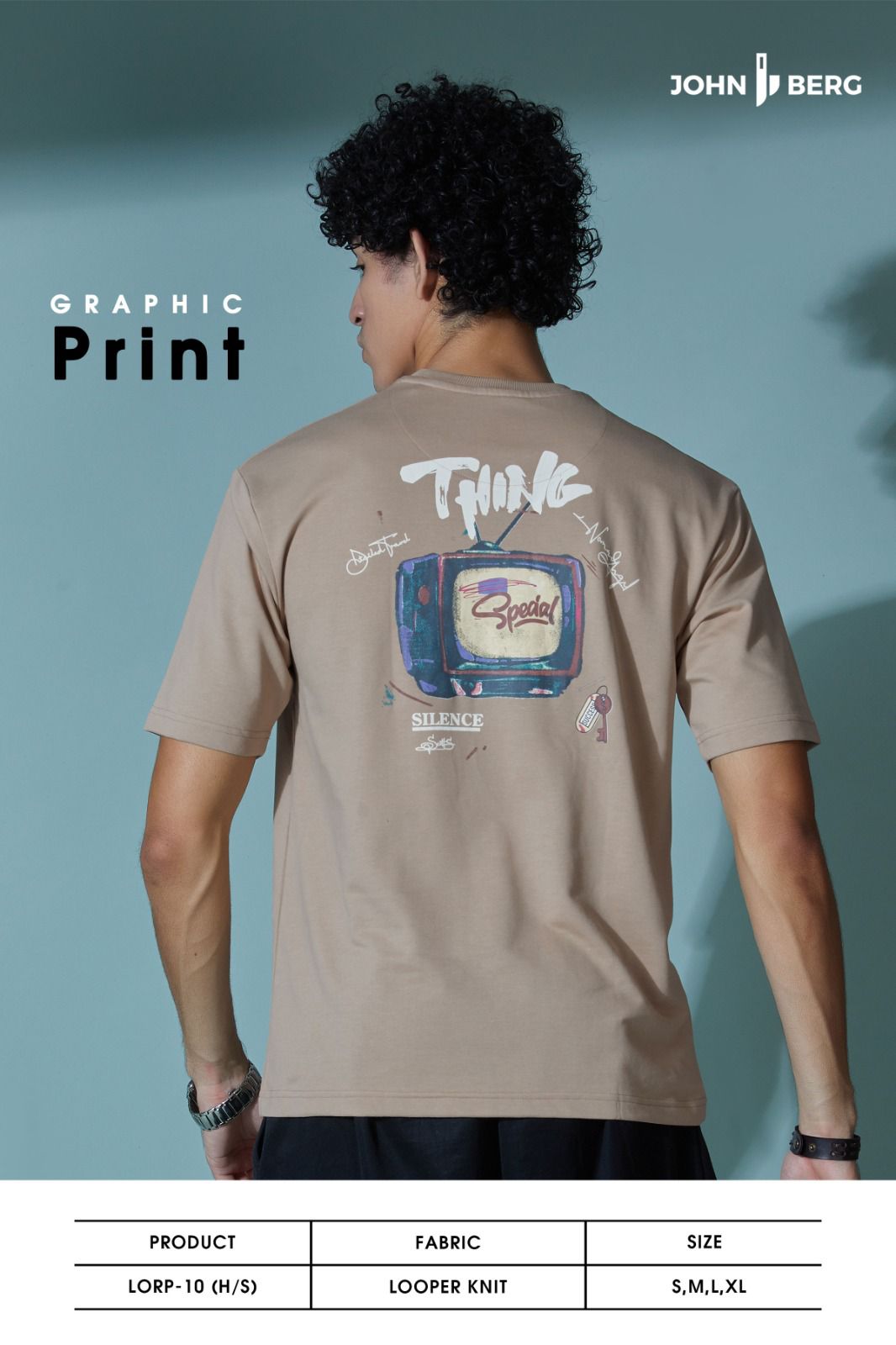 Lorp-10 John Berg Loopknit Mens Tshirts Manufacturer Gujarat