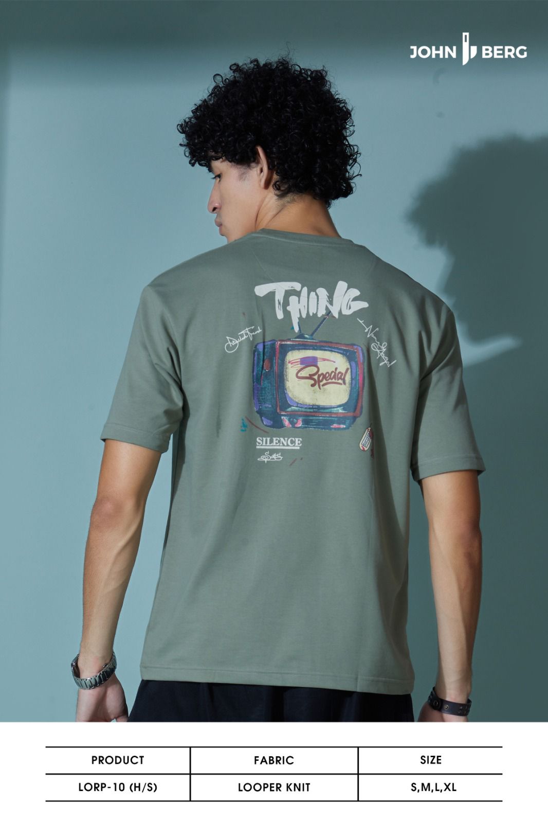 Lorp-10 John Berg Loopknit Mens Tshirts Manufacturer Gujarat