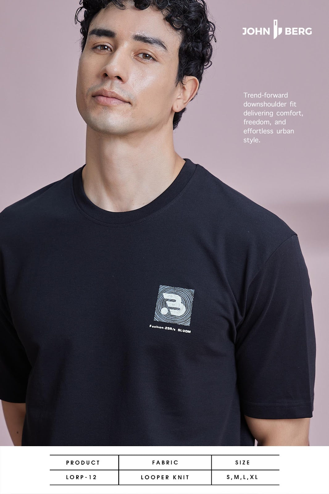 Lorp 12 Down Shoulder John Berg Knit Mens Tshirts Wholesale Price