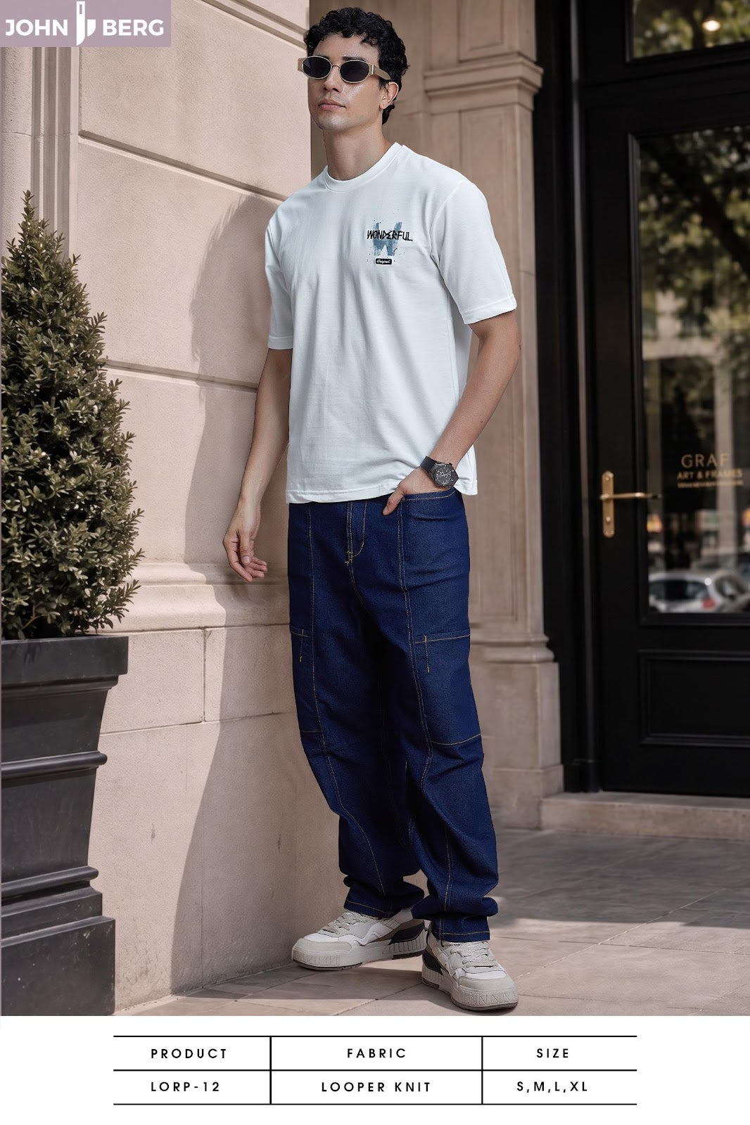 Lorp 12 Down Shoulder John Berg Knit Mens Tshirts Wholesale Price