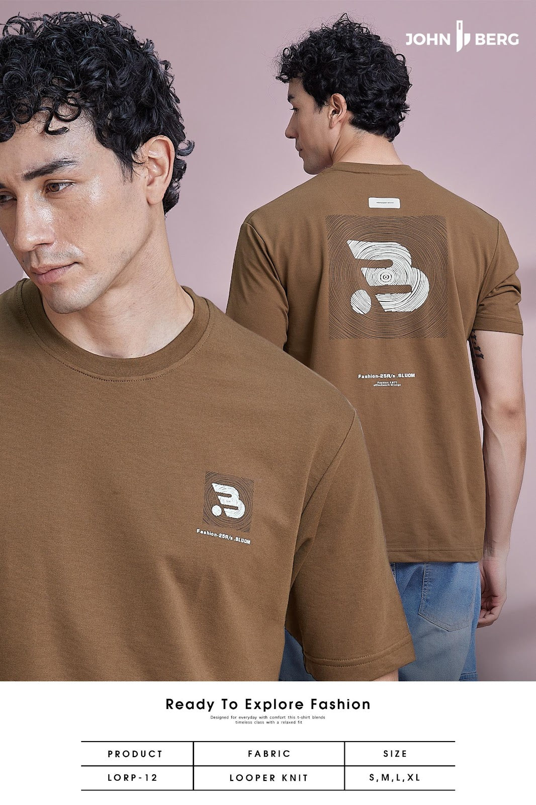 Lorp 12 Down Shoulder John Berg Knit Mens Tshirts Wholesale Price