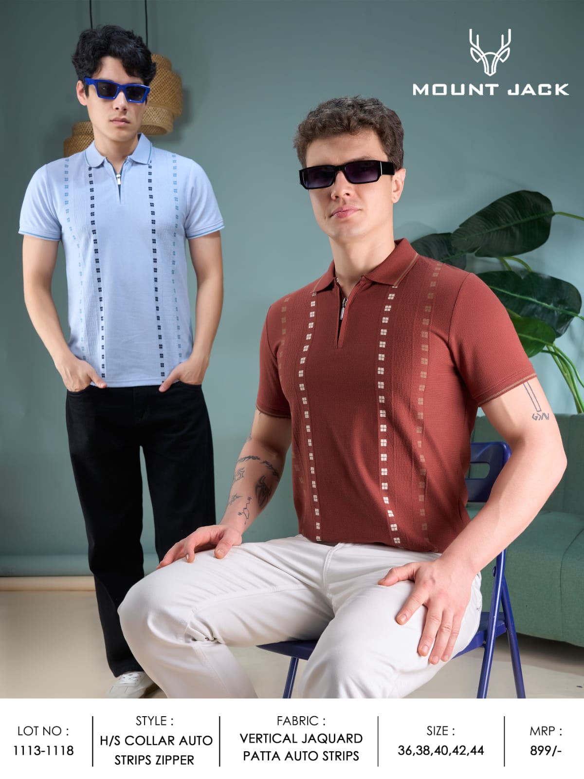 Lot 1113 To 1118 Mount Jack Vertical Mens Tshirts Supplier Ahmedabad