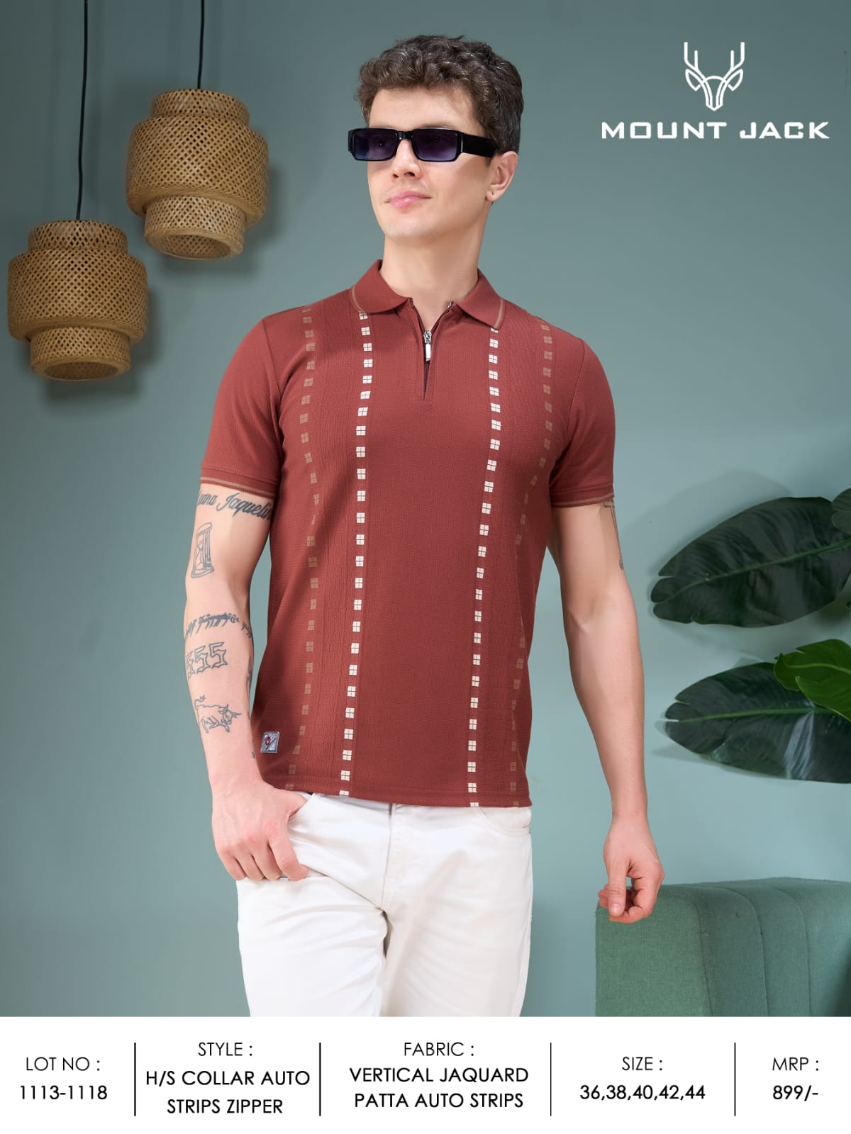 Lot 1113 To 1118 Mount Jack Vertical Mens Tshirts Supplier Ahmedabad