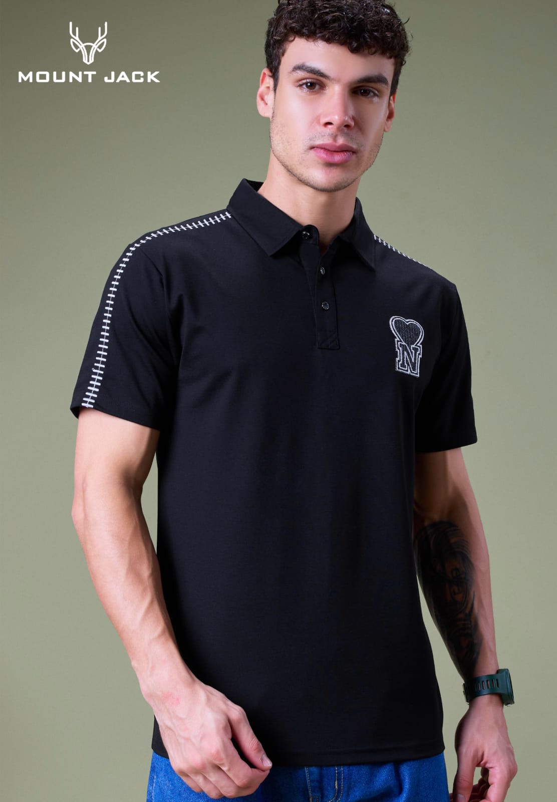 Lot 1299-1304 Mount Jack Imported Mens Tshirts Exporter Ahmedabad