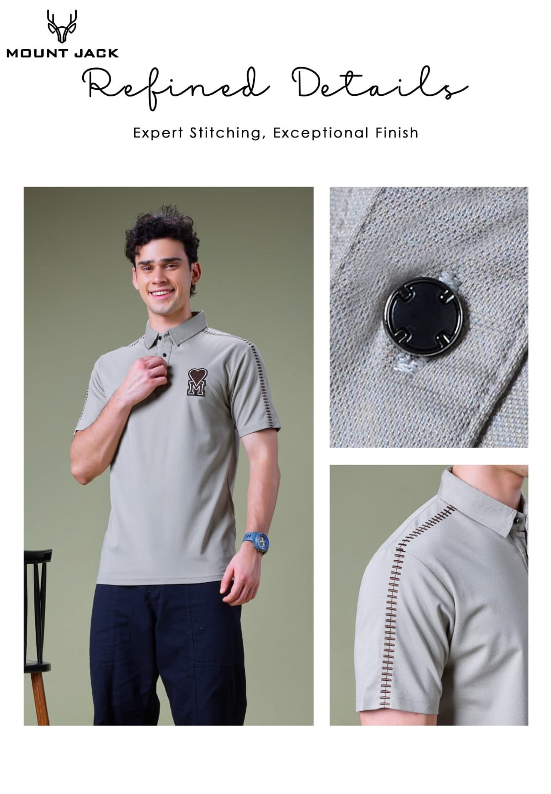 Lot 1299-1304 Mount Jack Imported Mens Tshirts Exporter Ahmedabad