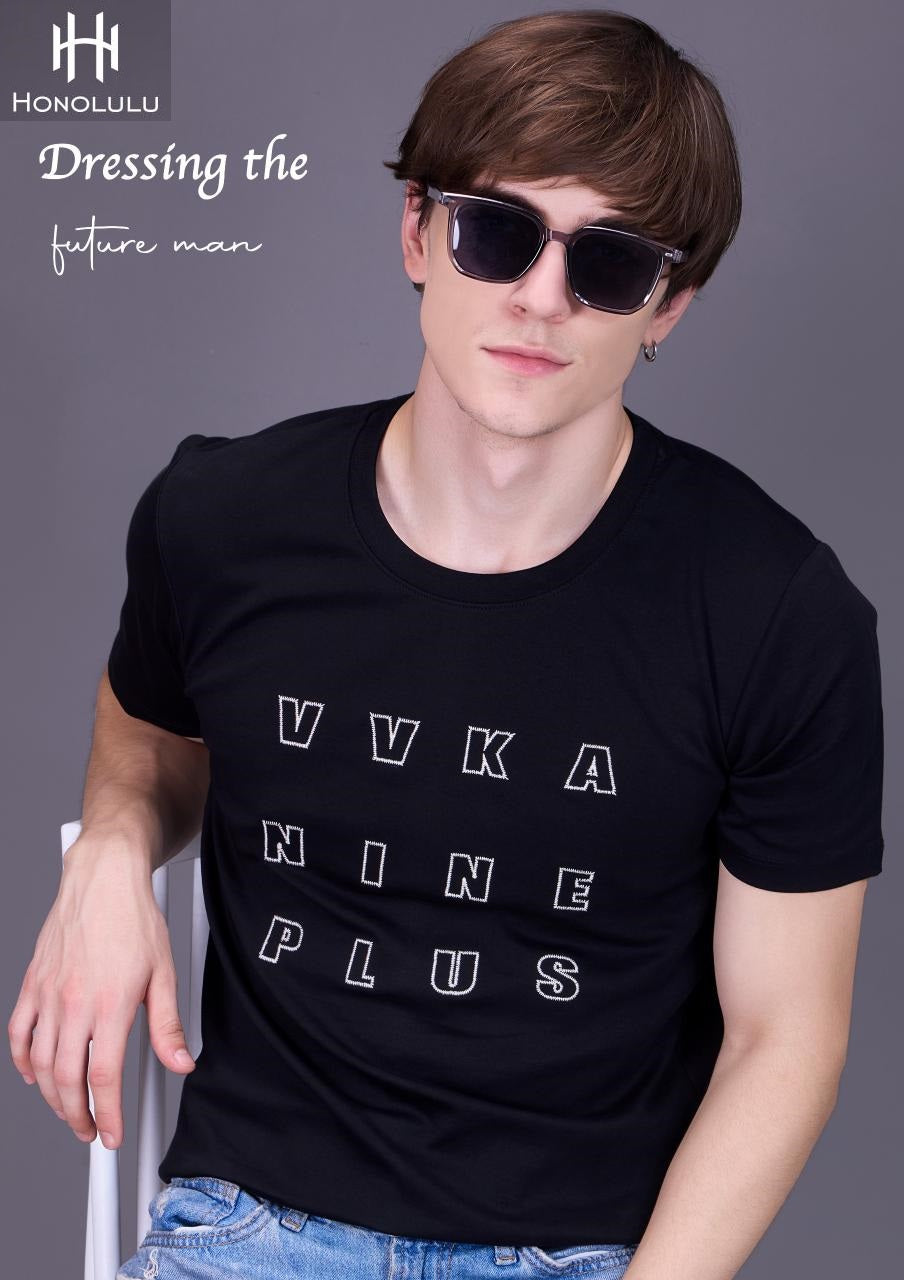 Lot 1333 Honolulu Cotton Mens Tshirts Supplier Gujarat