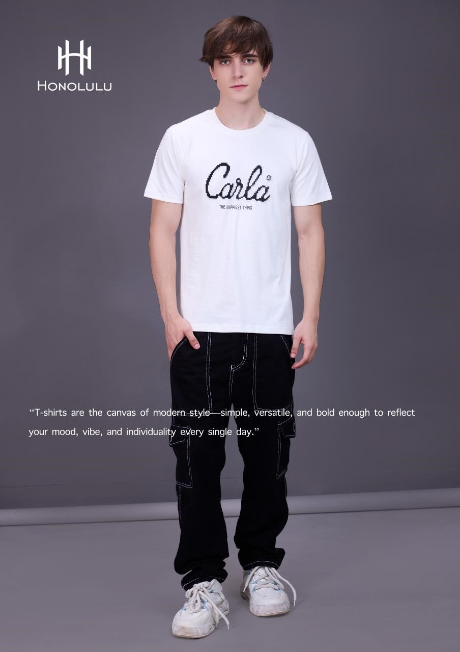 Lot 1333 Honolulu Cotton Mens Tshirts Supplier Gujarat