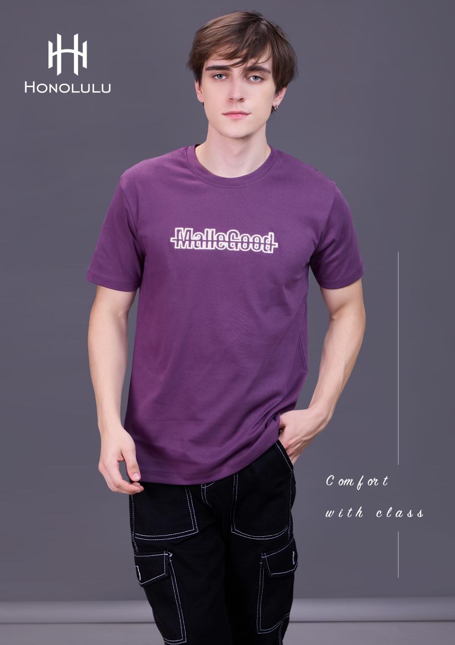 Lot 1333 Honolulu Cotton Mens Tshirts Supplier Gujarat