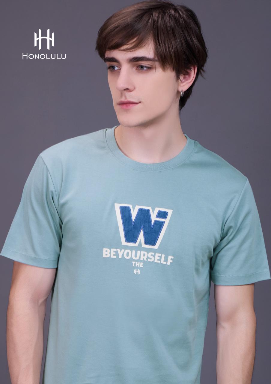 Lot 1333 Honolulu Cotton Mens Tshirts Supplier Gujarat