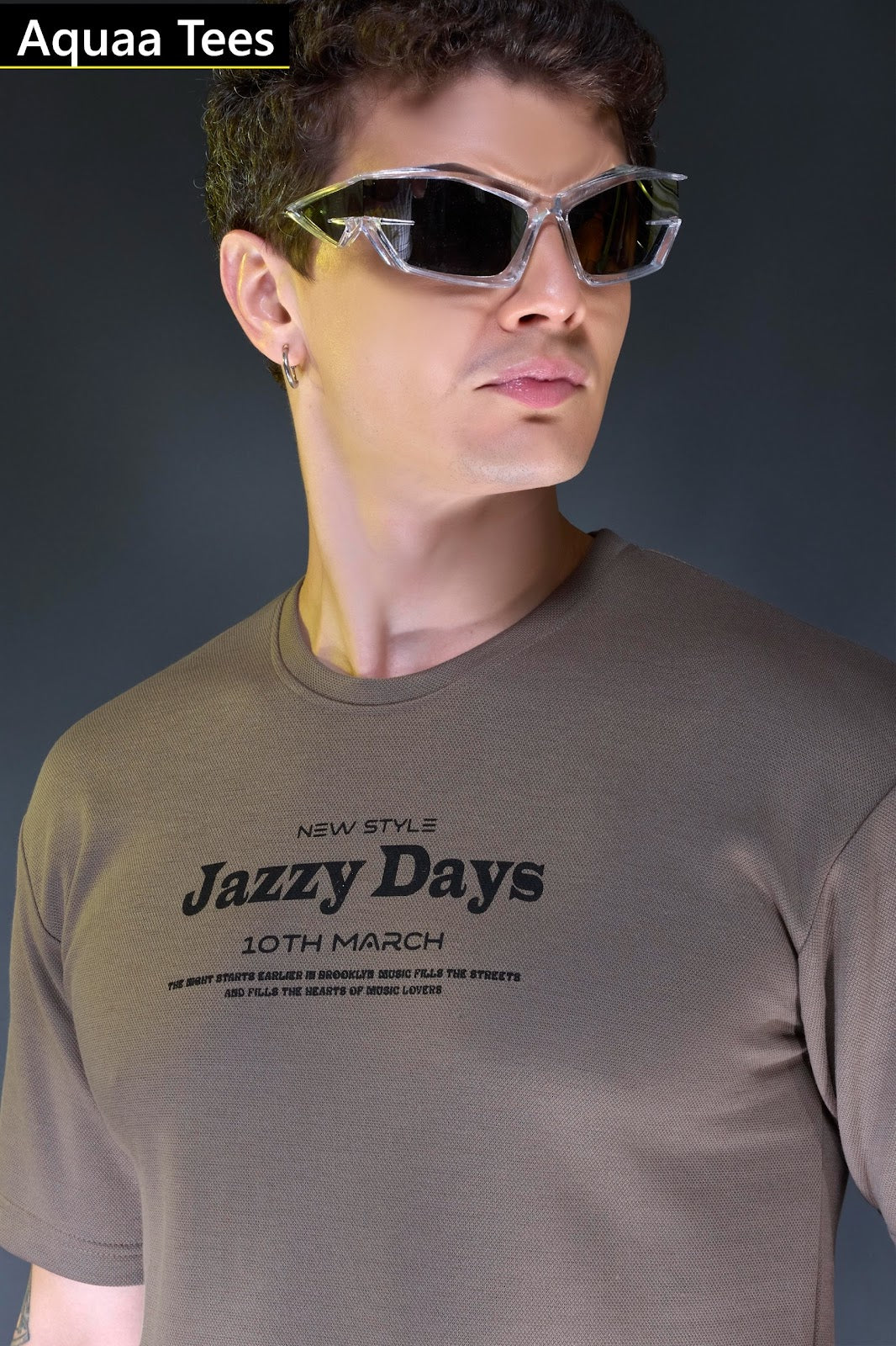 Lot 252 Down Shoulder Aquaa Tees Imported Mens Tshirts Manufacturer Ahmedabad
