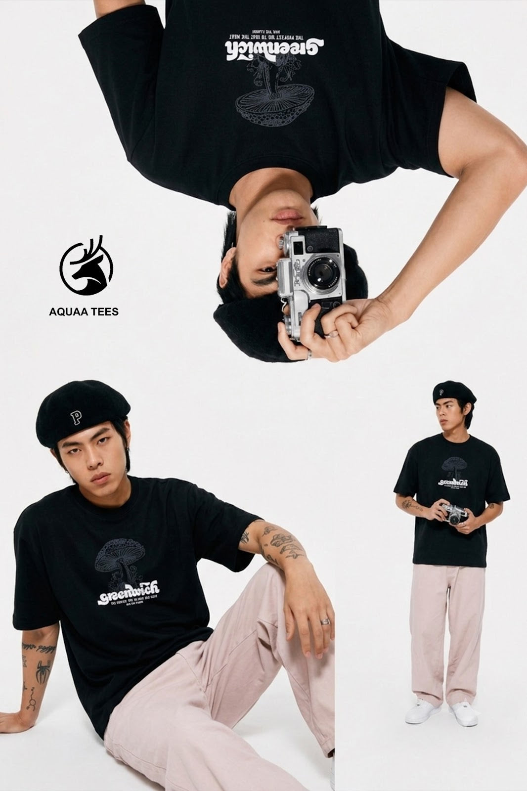 Lot 252 Down Shoulder Aquaa Tees Imported Mens Tshirts Manufacturer Ahmedabad